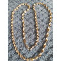 Beautifull Gilded  Sterling Silver Chain /Italy/