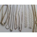 Lot of 5 Sterling Silver Chains /1/