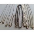 Lot of 5 Sterling Silver Chains /2/