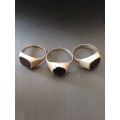 Lot of 3 Sterling silver rings