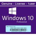 Windows 10 Professional - 32 & 64 bit License key - Authentic!!! New installations only!