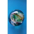 LARGE VINTAGE  ART GLASS PAPERWEIGHT
