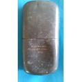 VINTAGE PEWTER & ALUMINIUM HIP FLASK