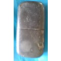 VINTAGE PEWTER & ALUMINIUM HIP FLASK