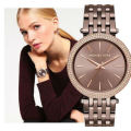 Michael Kors Women's Darci Sabletone Three-Hand Watch