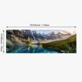 Lake Forest Mountain Scenery Nature Landscape Picture on Canvas Frame (50X100cm)
