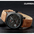 Curren Men's Leather Watch Black