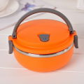 Stainless steel thermal insulation lunch box Orange