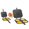 Perfect Pancake Maker Pan Omelet Maker Egg Cake Baking Tool Four Hole Mould Pan Mould Pancake Maker