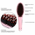 Fast Hair Straightener Electric Hair Brush Comb Magic straightener Brush LCD Display