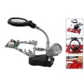 Magnifying Glass LED Light With Soldering Stand