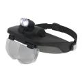 Head Magnifying Glass with Led Torch