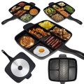Master Pan Divided Frying Pan For All-in-One Cooked Breakfast and More! 32x38cm