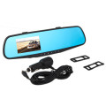 Car DVR Video Recorder Mirror Dash Cam 120 Degree Angle Vehicle Dual Lens 1080P