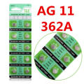 10pcs AG11 362A 1.55V Alkaline Battery