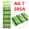 10pcs AG7 395A 1.55V Alkaline Battery