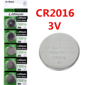 CR2016 3V Lithium Battery 5pcs
