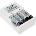 Digital Power Charger For AA, AAA , 9V Batteries With Batteries AAA