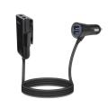 2.4A 4 Port Car Charger For iPhone Samsung Galaxy Mobile Phones
