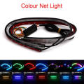 LED Strip light 7 Color RGB Car Neon Net Lamp For Under Hood Grille