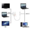 USB 3.0 to HDMI Full HD 1080P Video Conversion Converter Cable For PC iMac