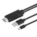 Lightning to HDMI Digital AV Adapter Cable 6ft with USB Charger For iPhone8 Plus
