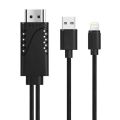 Lightning to HDMI Digital AV Adapter Cable 6ft with USB Charger For iPhone8 Plus