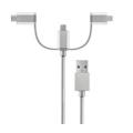 for iPhone Android Type C Smartphones USB 3in1 Charge Cable