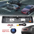 Parking Camera EU Car License Plate Frame CMOS Vehicle