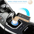 LCD Display Bluetooth Audio Receiver Car Charger Wireless MP3 Music Player