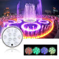 Submersible Waterproof Pool Wedding Party Vase Light 10LED RGB +Remote Control