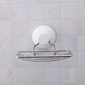 Stainless Steel Wall-mount Strong Vacuum Suction Cup Bath Soap Dish Holder Rack