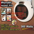 900W Mini Portable Fan Heating Heater Plug-in Electri Wall-outlet Furnace Warmer