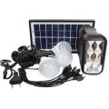 Mini Solar Lighting System With SMD LED Light 3 Light Bulbs Solar Panel