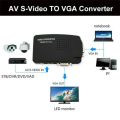 HDTV Video Converter AV to VGA Adapter RCA Composite For PC Monitor Notebook