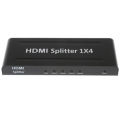 1x4 4 Ports HDMI Powered Splitter for Full HD 1080P 3D Support