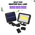 100 LED Bright COB White Solar LED Light With Solar Panel & Motion Sensor