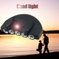 Cap Hat Brim Clip Lamp Head Light Headlight Headlamp Camping Hiking Fishing 5LED
