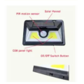 52 LED Solar Powered PIR Motion Sensor Security Wall Garden Light Lamp Outdoor