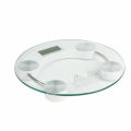 Weighing Scale Digital Glass Machine Round Personal Transparent