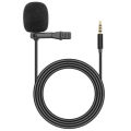 Clip-on Lapel Mini Lavalier Microphone For Mobile Phone PC Recording