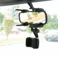 Adjustable Car Phone Holder Rear View Mirror Mount Stand Bracket