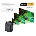 TV C500 Portable Projector Full HD Image 3.5 Single LCD Panel Display Built-in Speaker