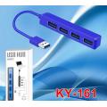 USB HUB + 4 PORTS USB MULTI FUNGSI MICRO USB