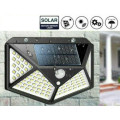 Solar Power Wall Lights PIR Motion Sensor Garden Security 100 LED Outdoor