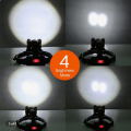 LED Headlight Five Light Source Zoom Headlamp