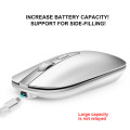 Mini Wireless Bluetooth Mouse Slim Computer Mouse Silent Rechargeable Ergonomic Mouse