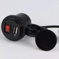 cd-3012 Motorcycle USB switch socket cigarette lighter adapter waterproof 12v