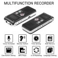 Digital Audio Voice Recorder Rechargeable Dictaphone Telephone MP3 Player
