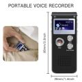 MP3 Player Digital Audio Voice Recorder Rechargeable Dictaphone Telephone